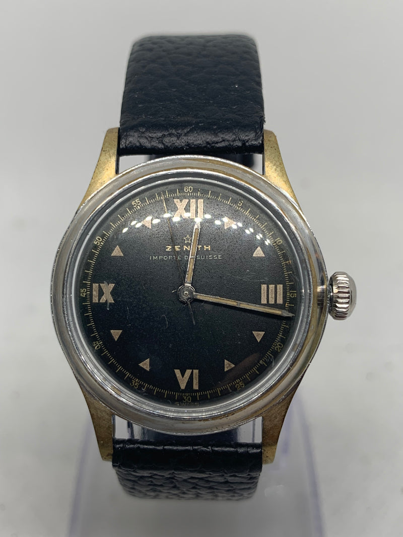 Zenith Milirary Vintage Manual Wind Wristwatch 31mm