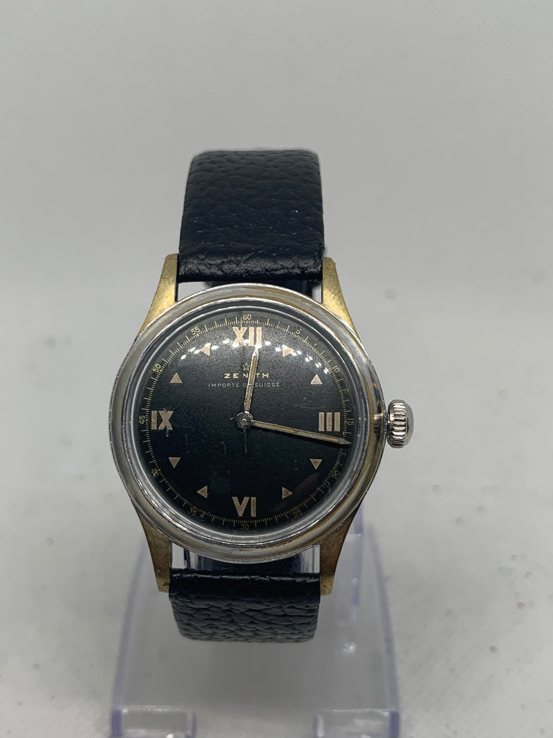 Zenith Milirary Vintage Manual Wind Wristwatch 31mm
