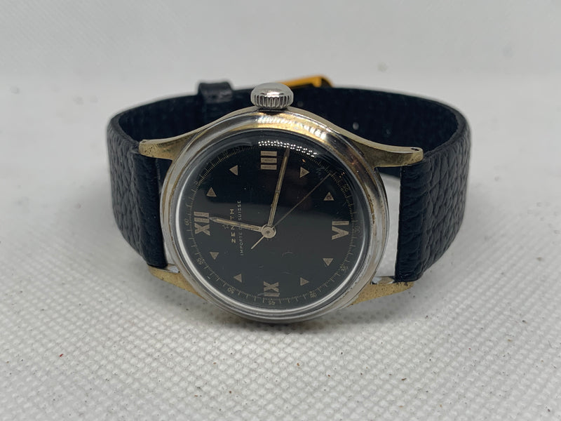 Zenith Milirary Vintage Manual Wind Wristwatch 31mm