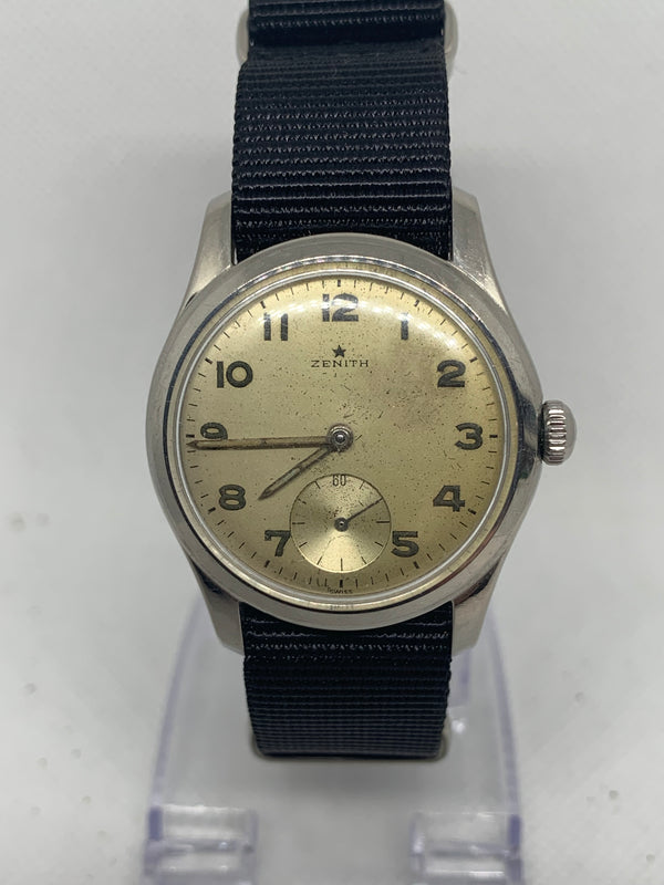 Zenith 34mm Vintage Manual Wind Wristwatch