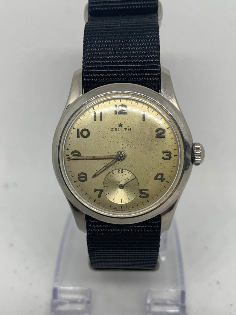 Zenith 34mm Vintage Manual Wind Wristwatch