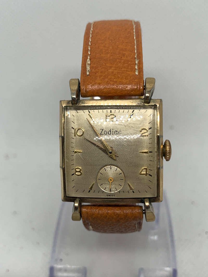 Zodiac Tank Vintage Watch