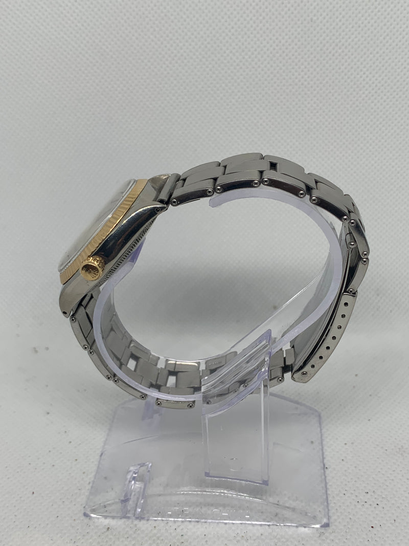 Rolex Air King Precision 70s Vintage Reference 5500 Automatic Silver Cream Dial 34mm