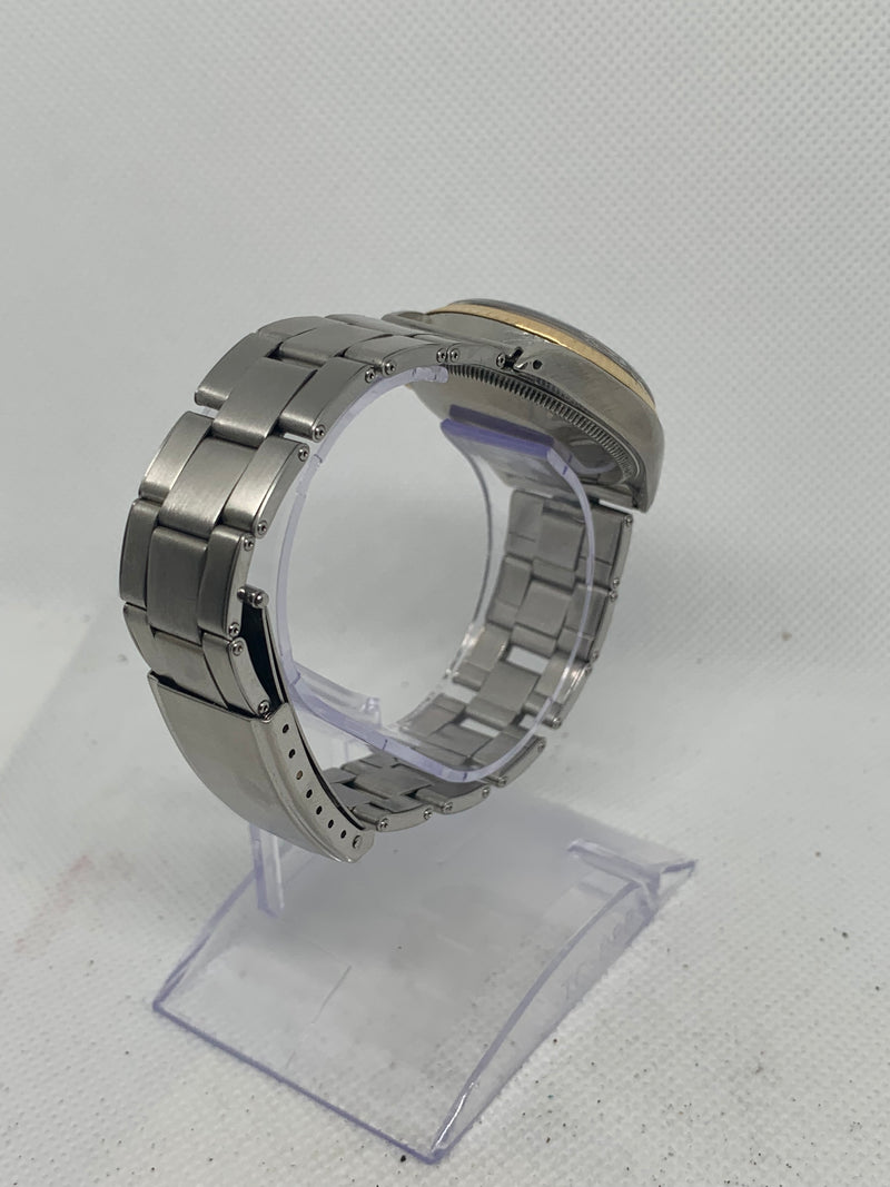 Rolex Air King Precision 70s Vintage Reference 5500 Automatic Silver Cream Dial 34mm