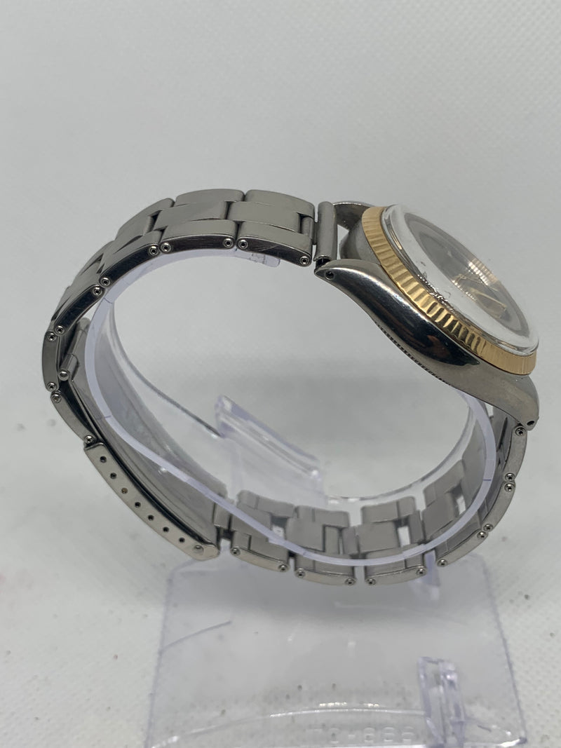 Rolex Air King Precision 70s Vintage Reference 5500 Automatic Silver Cream Dial 34mm