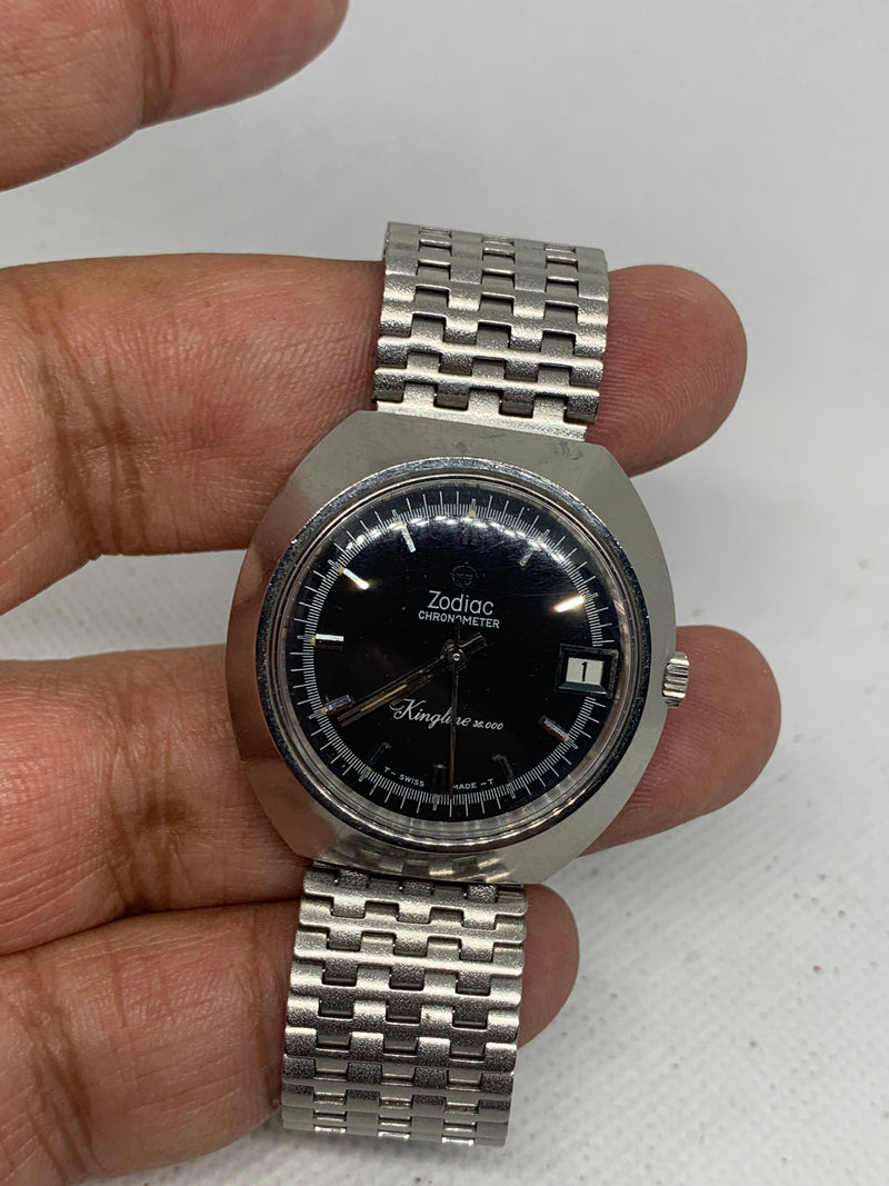 Zodiac Kingline Chronometer High Frequency 36000 AUTOMATIC Mens Watch