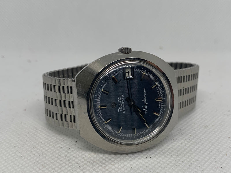 Zodiac Kingline Chronometer High Frequency 36000 AUTOMATIC Mens Watch