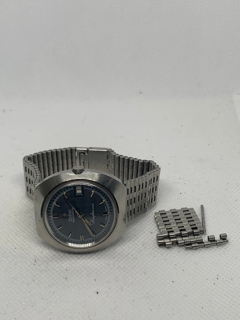 Zodiac Kingline Chronometer High Frequency 36000 AUTOMATIC Mens Watch