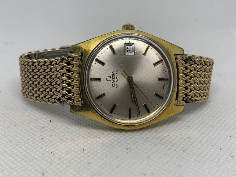 Omega Classic Vintage 1971 Automatic Dial Gold Capped 34mm Case