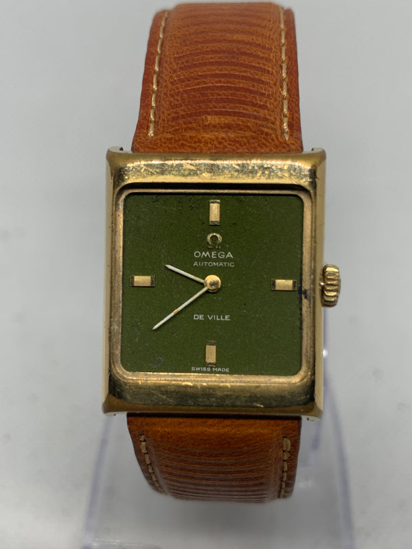 Omega De Ville "Tank" Mechanical Gold Plated Vintage