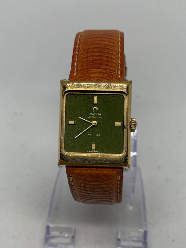 Omega De Ville "Tank" Mechanical Gold Plated Vintage