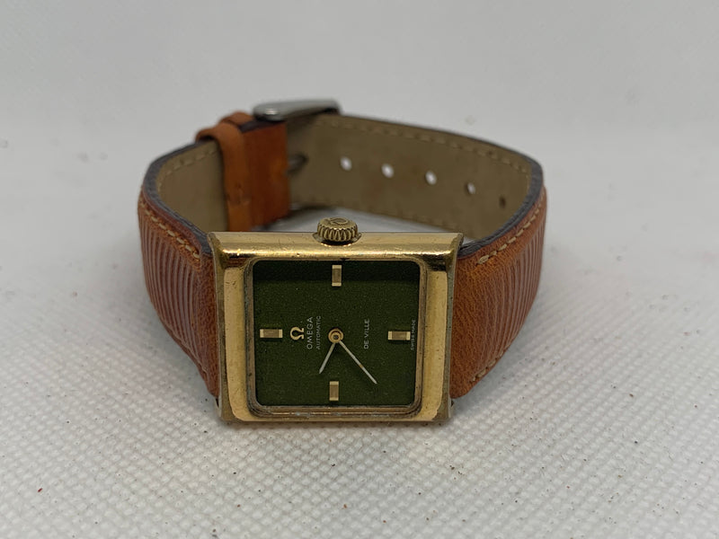 Omega De Ville "Tank" Mechanical Gold Plated Vintage