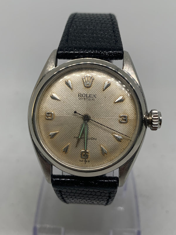 Rolex Oyster Precision Honeycomb Dial Ref 6480