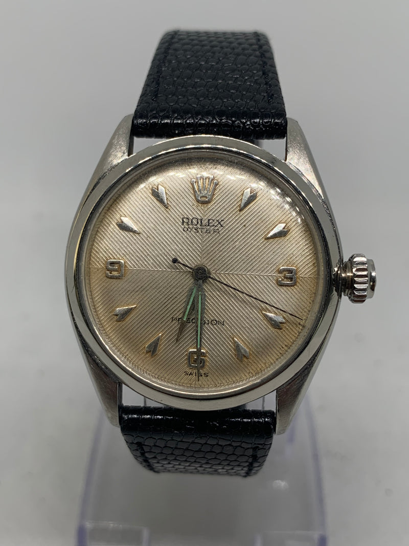 Rolex Oyster Precision Honeycomb Dial Ref 6480