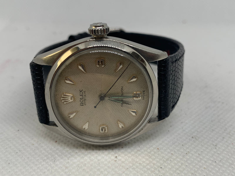 Rolex Oyster Precision Honeycomb Dial Ref 6480