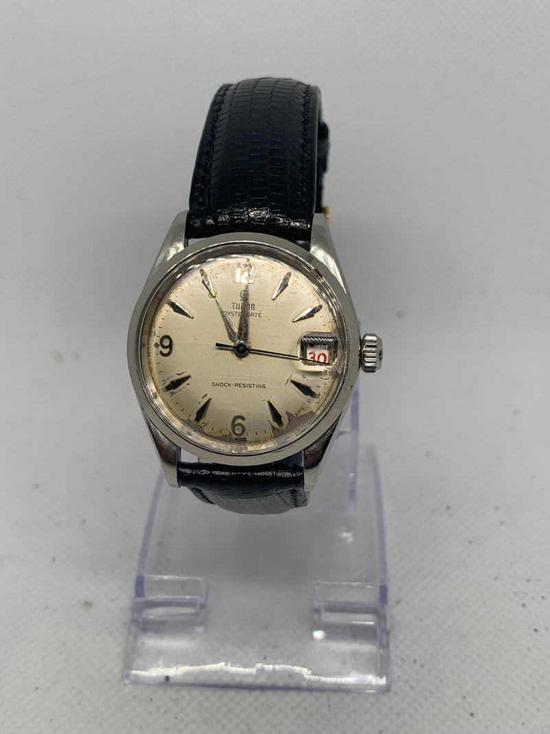 Tudor Oysterdate Manual Wind Small Rose Watch Ref 7961