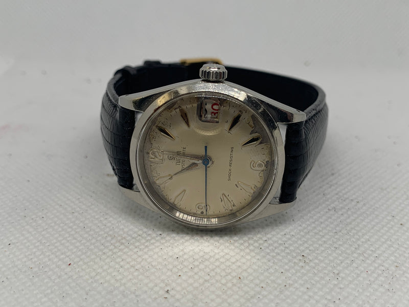 Tudor Oysterdate Manual Wind Small Rose Watch Ref 7961