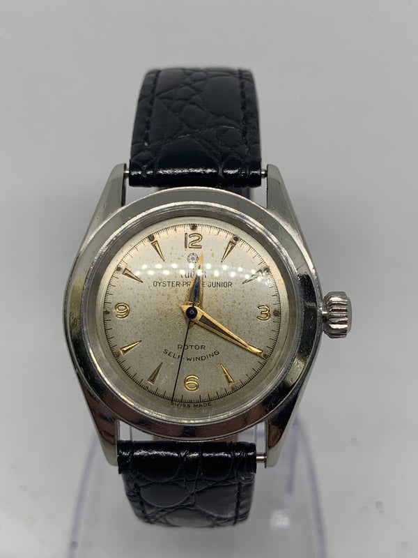 Tudor Oyster Prince Small Rose Oyster Prince Junior Wedge Ivory Dial