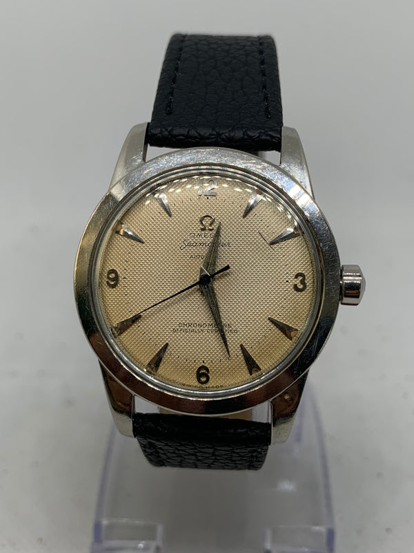 Omega Seamaster Bumper automatic Tapestry Dial Vintage 1950 Watch Ref. 2577-4 Cal.352