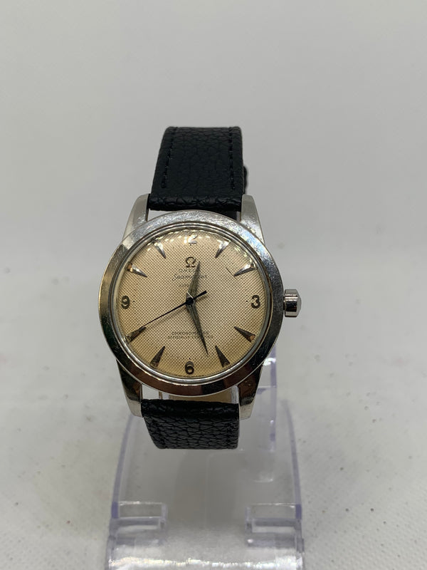 Omega Seamaster Bumper automatic Tapestry Dial Vintage 1950 Watch Ref. 2577-4 Cal.352