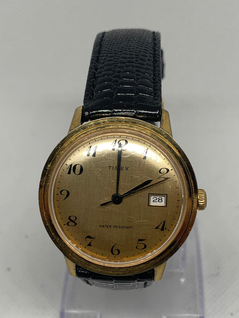 Timex Manual Winding Date Vintage Watch Ca 1970s