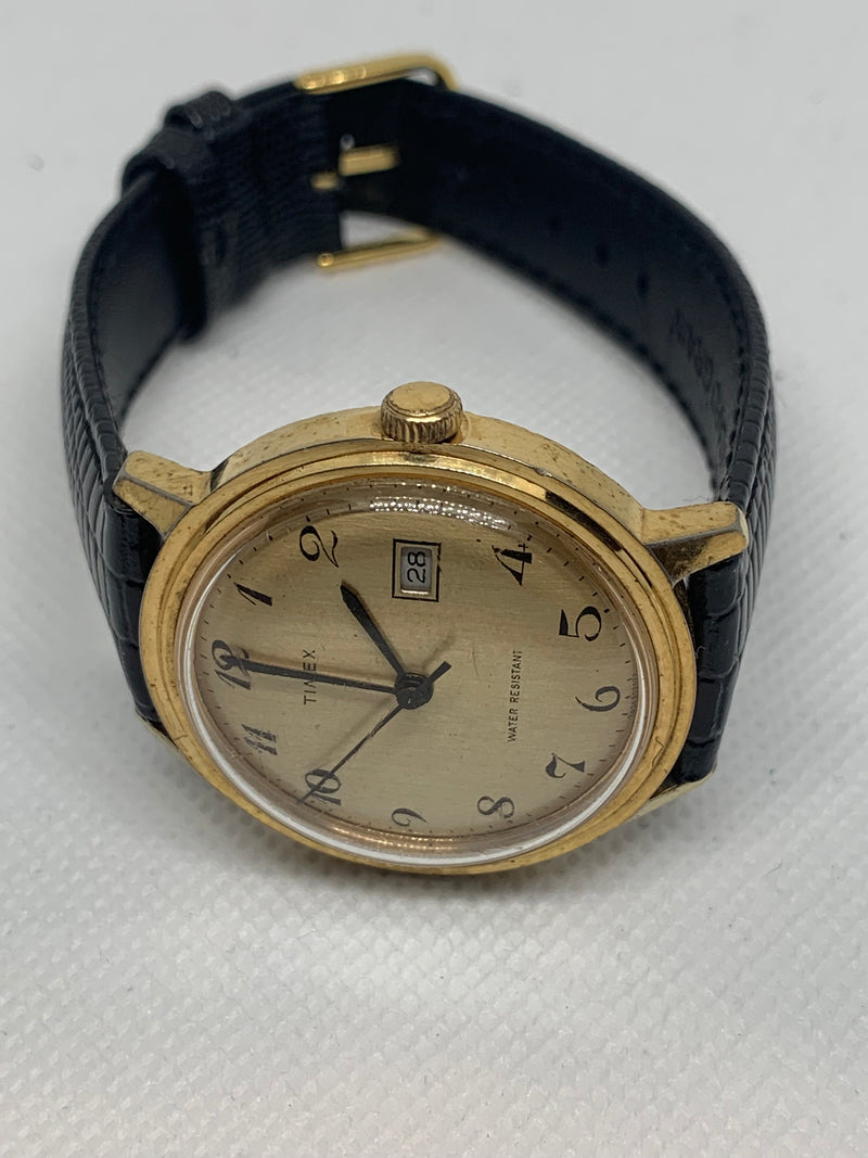 Timex Manual Winding Date Vintage Watch Ca 1970s