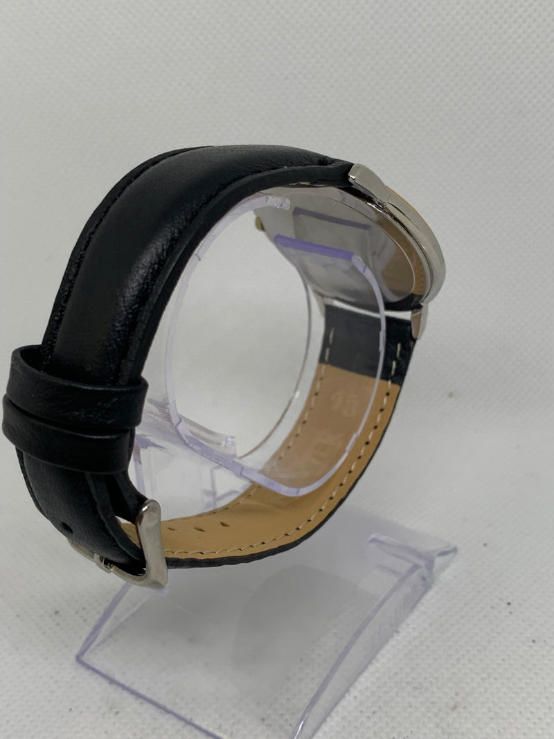 Raymond Weil Tango 5560 Men's 35mm Blue Dial Part 18k Gold Plated 5560-STP-50001