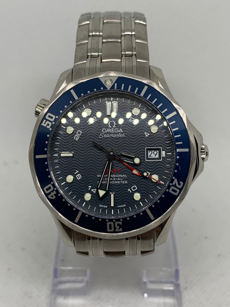 Omega Seamaster Diver 300 M GMT Co-Axial Chronometer Ref. 2535.80.00