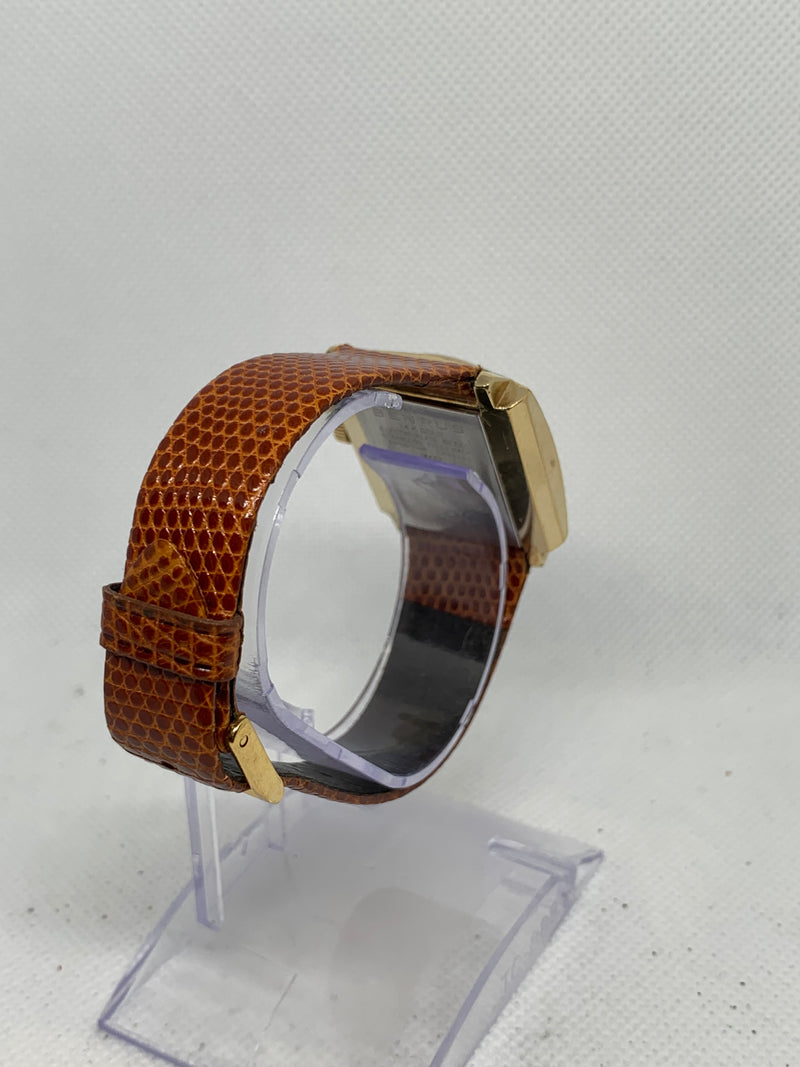 Benrus 1970's Vintage Sea Lord Stainless Steel Gold Watch