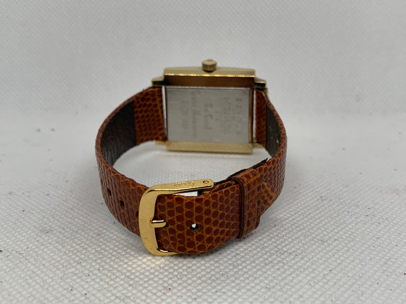 Benrus 1970's Vintage Sea Lord Stainless Steel Gold Watch