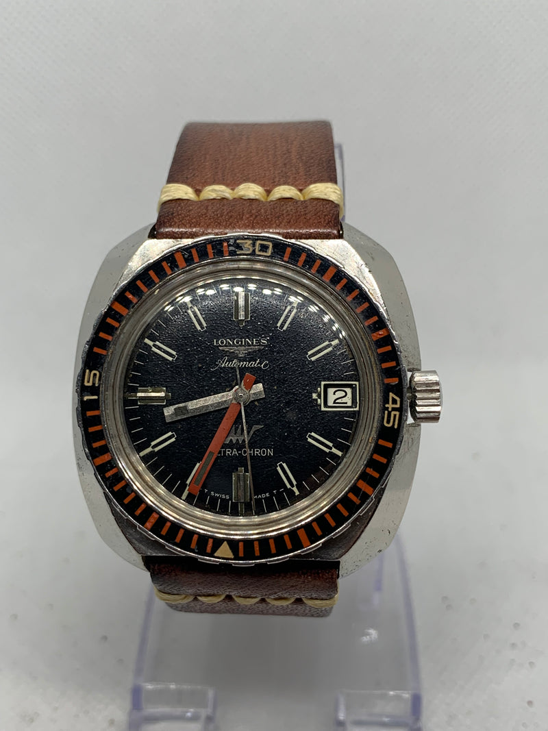 Longines Ultra-Chron Diver automatic scuba vintage Hi-beat