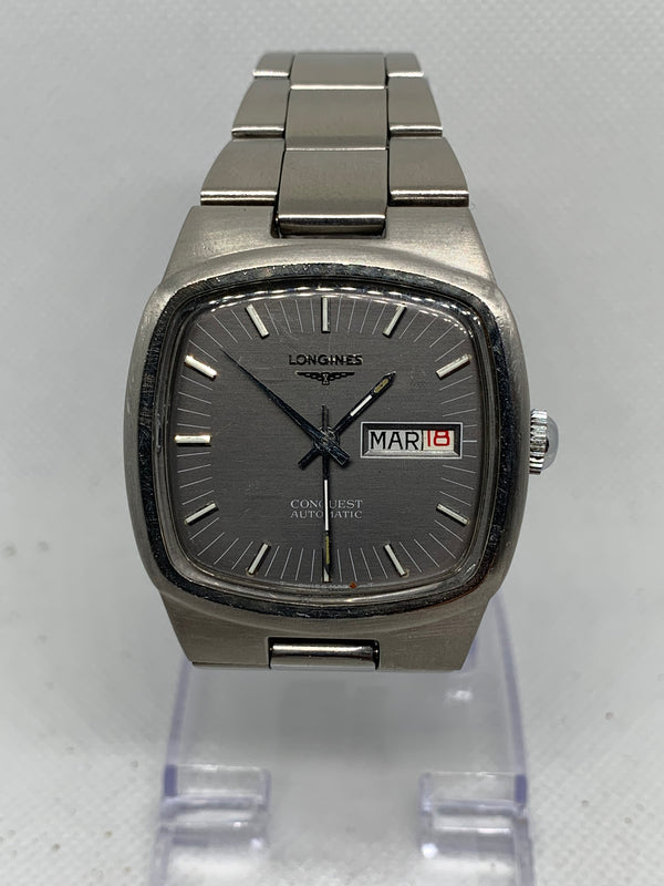 Longines Conquest Automatic 1528-1 Jumbo Nice Condition Cal 508 Excellent Vintage Rare