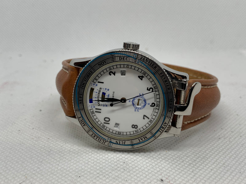 Longines Ephemerides Solaires 1990s Ref 5235 Men's 37mm Steel Limited Edition of 1000 Watch