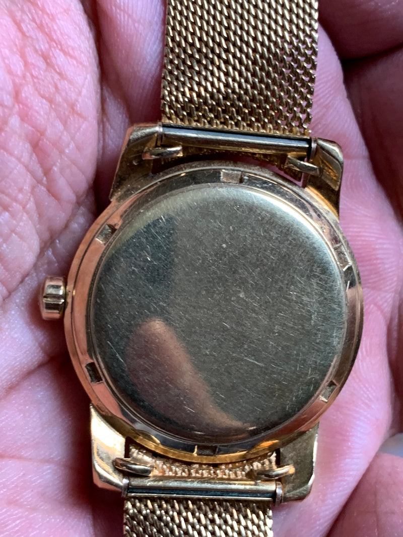 Omega Seamaster Vintage 34mm 18k Yellow Gold