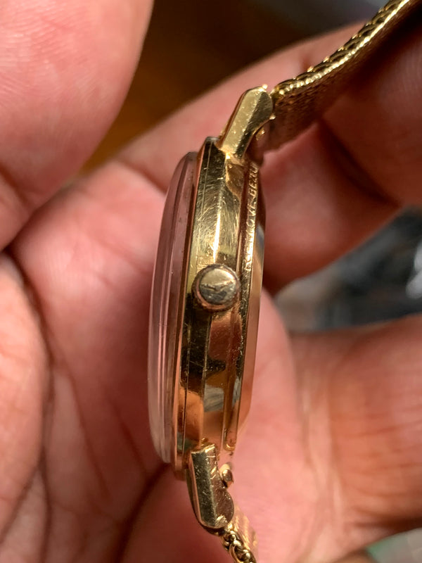 Longines Admiral Vintage 34mm 18k Yellow Gold Automatic