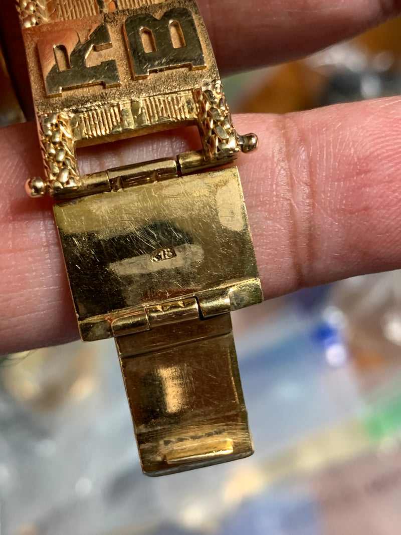 Longines Admiral Vintage 34mm 18k Yellow Gold Automatic