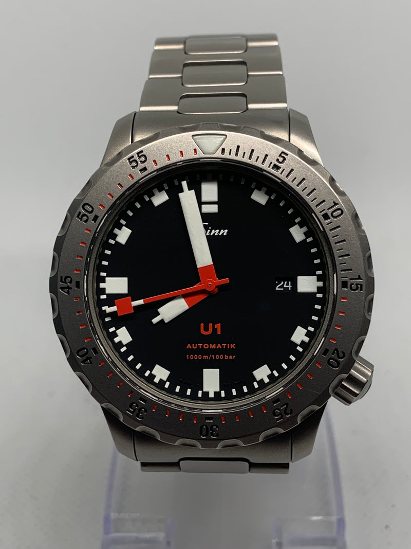 Sinn U1 Diving U1 on H-Link Quick Adjust Bracelet
