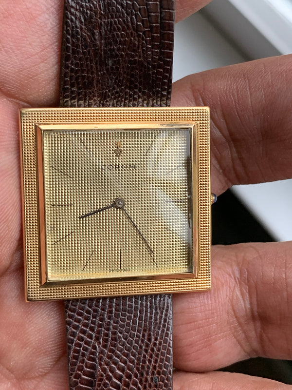Corum Buckingham solid gold 18k wristwatch Ref. 5971 As worn by Elvis Presley