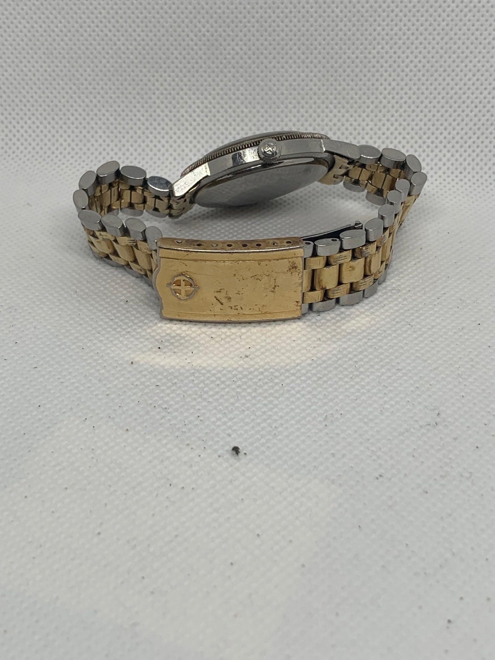 Zodiac Sea Wolf Vintage Automatic Gilt Black Dial Steel Case