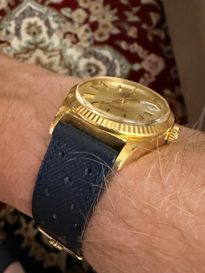 Rolex Datejust 36 36mm 1601 18K Solid Yellow Gold Gold Dial Automatic Watch Unpolished Case