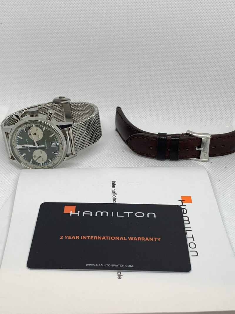 Hamilton Intra-Matic American Classic Intra-Matic Auto Chrono 40mm H38416160 Mint Condition