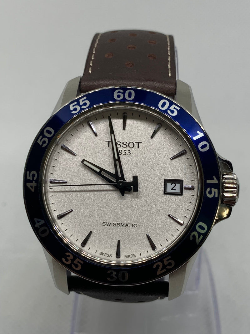 Tissot V8 Swissmatic Automatic Stainless Steel 42mm Silver Dial T1064071603100 Full Set