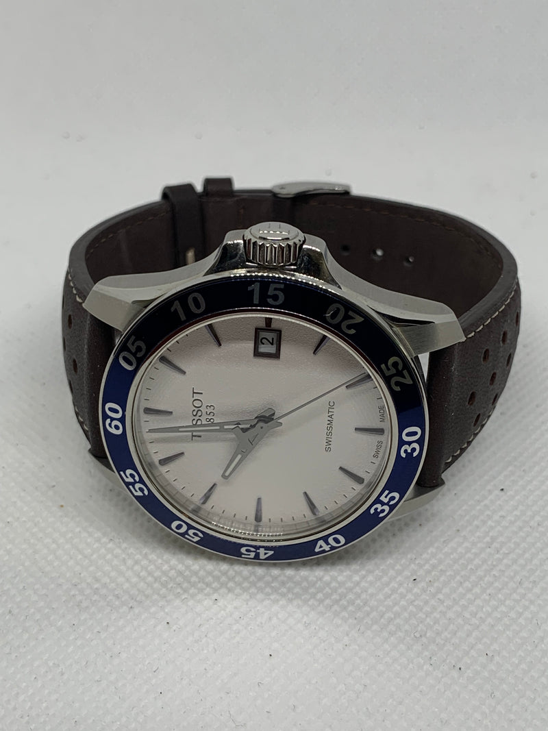 Tissot V8 Swissmatic Automatic Stainless Steel 42mm Silver Dial T1064071603100 Full Set