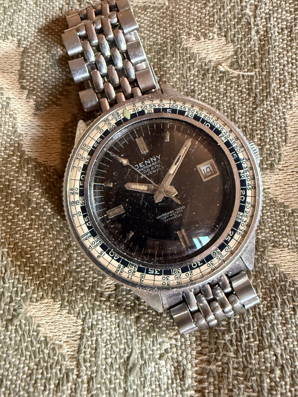 Jenny Caribbean 1000 with Depth Scale Bezel Original Bracelet