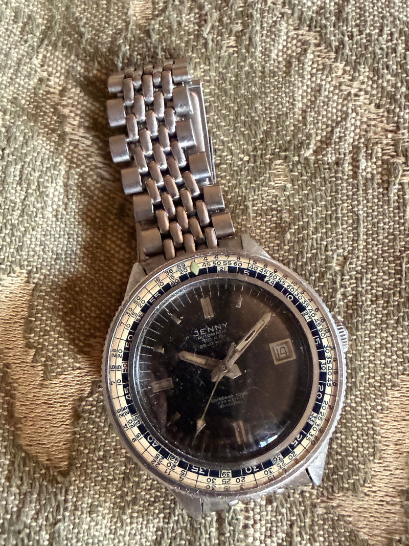 Jenny Caribbean 1000 with Depth Scale Bezel Original Bracelet