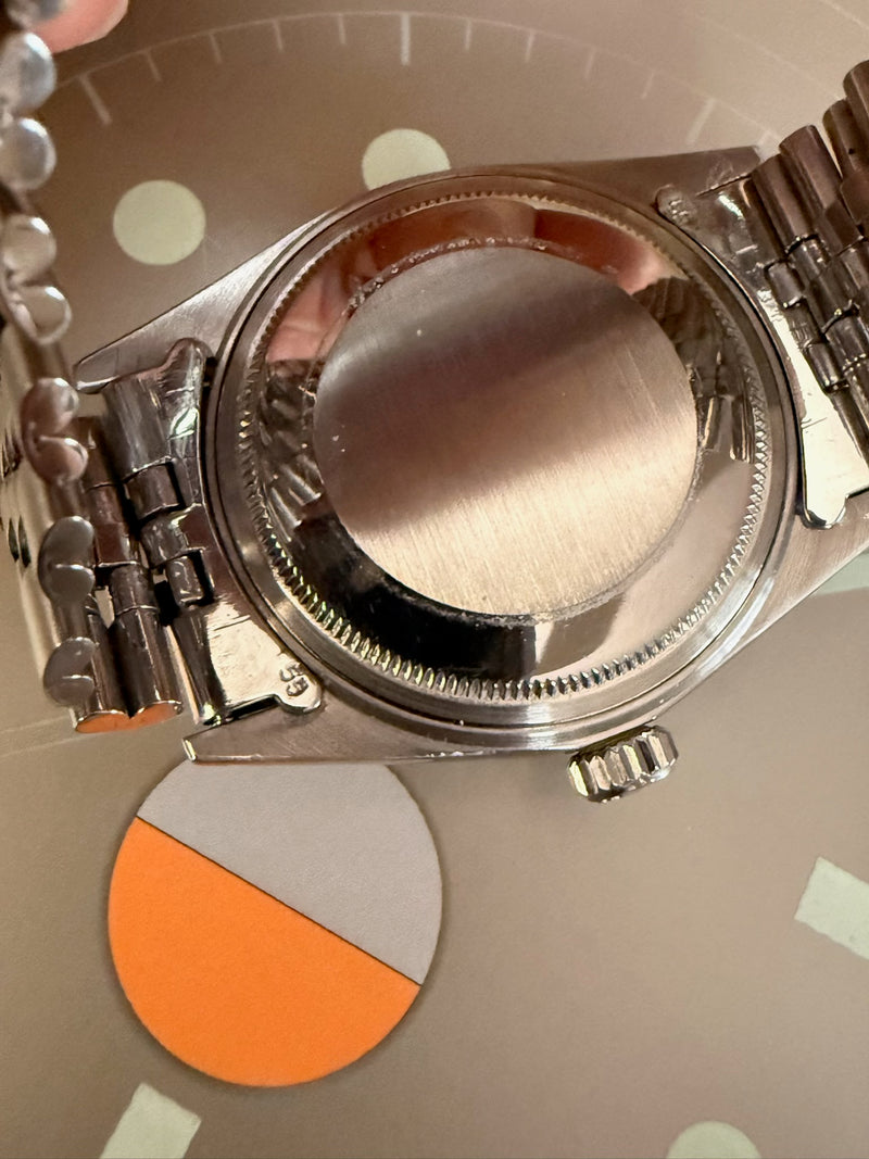 Rolex Datejust 36 Green Stella Enamel Sigma Wideboy Dial Ref 1601 Ca. 1974 Ultra Rare