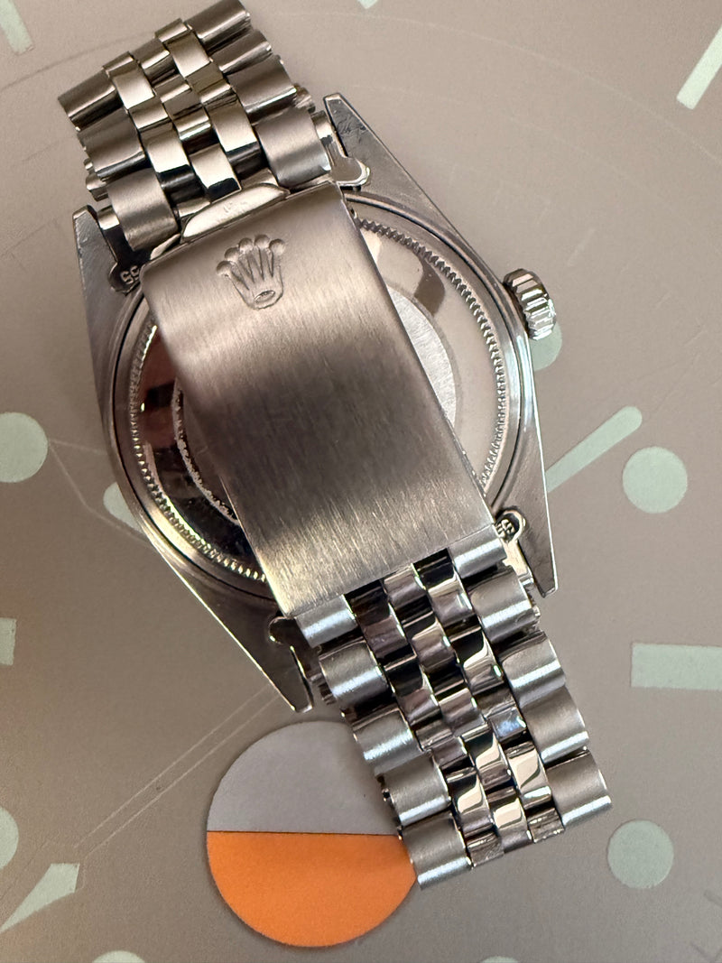 Rolex Datejust 36 Green Stella Enamel Sigma Wideboy Dial Ref 1601 Ca. 1974 Ultra Rare