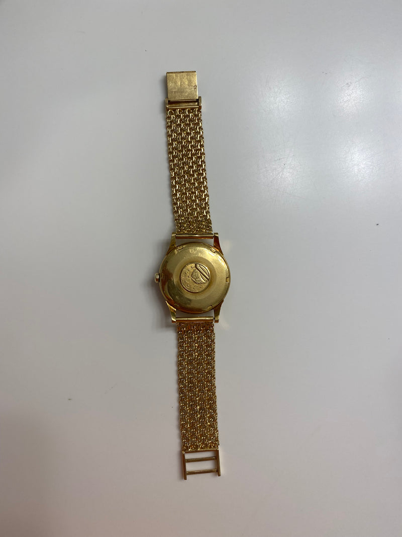 Omega Constellation Vintage 34mm 18k Yellow Gold Pie Pan Dial