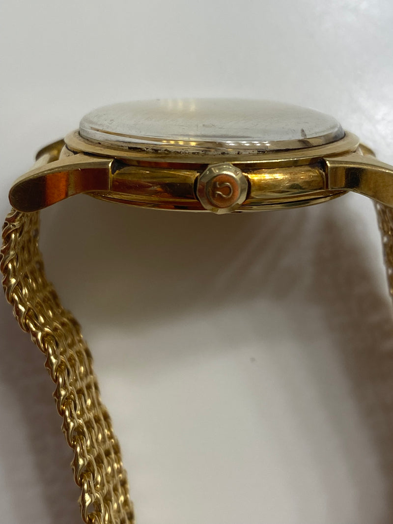 Omega Constellation Vintage 34mm 18k Yellow Gold Pie Pan Dial