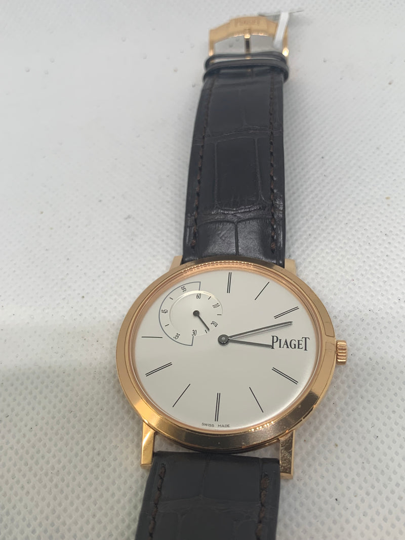 Piaget Atliplano P10522 Mens Ultra Thin 40mm Rose Gold